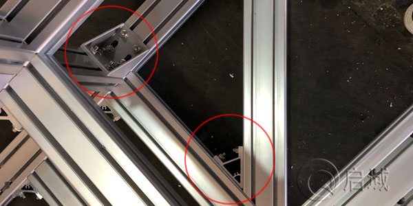 铝型材框架在什么情况下不能使用角件连接？