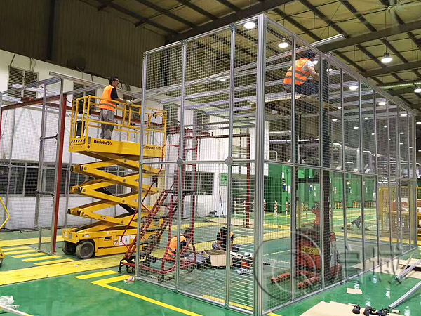 铁丝网铝型材围栏