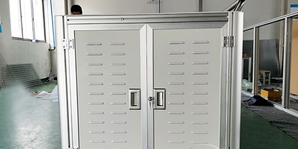 圆弧工业铝型材定制的移动<i style='color:red'>工具柜</i>